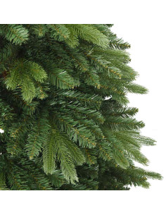 Albero di Natale artificiale con 150 LED Verde 150 cm PE e PVC 2