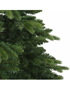 Albero di Natale artificiale con 300 LED Verde 240 cm PE e PVC 2