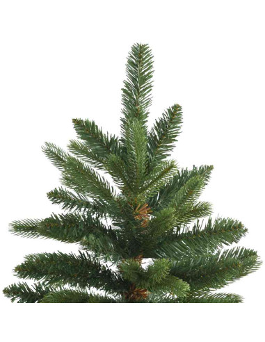 Albero di Natale artificiale con 300 LED Verde 240 cm PE e PVC