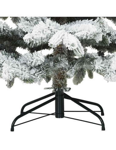 Albero di Natale artificiale con 300 LED Verde 240 cm PE e PVC