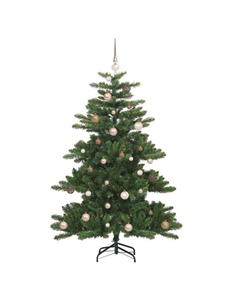 Albero di Natale Artificiale con Rami Pieghevoli Verde 150 cm