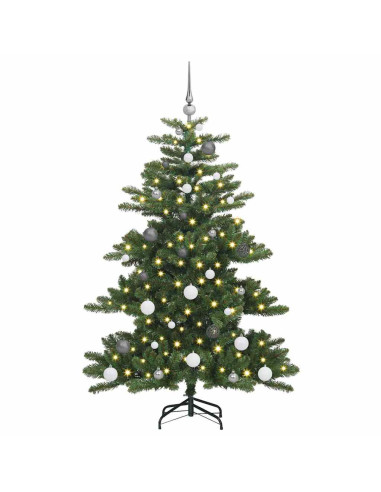 Albero di Natale Artificiale con Rami Pieghevoli Verde 150 cm