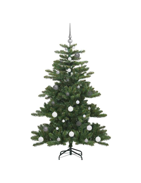 Albero di Natale Artificiale con Rami Pieghevoli Verde 150 cm