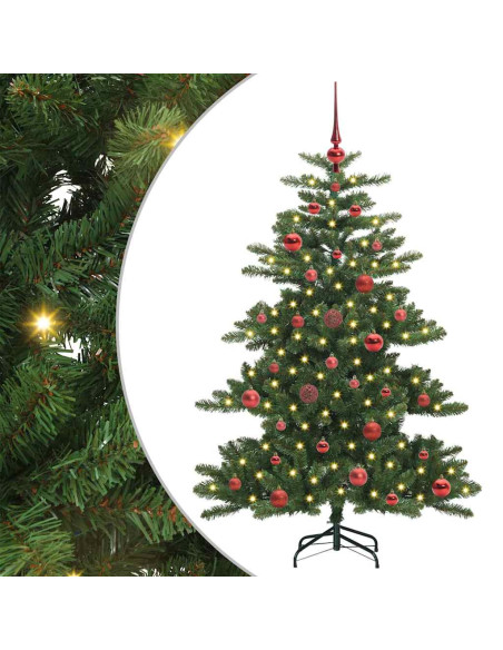 Albero di Natale Artificiale con Rami Pieghevoli 150cm PVC