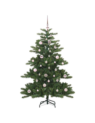 Albero di Natale Artificiale con Rami Pieghevoli Verde 150 cm