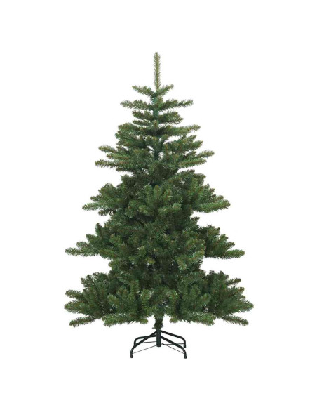 Albero di Natale Artificiale con Rami Pieghevoli Verde 150 cm
