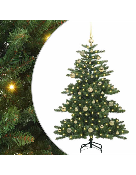 Albero di Natale Artificiale con Rami Pieghevoli 150cm PVC