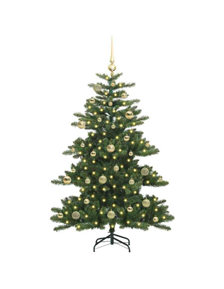 Albero di Natale Artificiale con Rami Pieghevoli 150cm PVC
