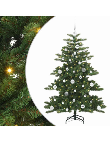 Albero di Natale Artificiale con Rami Pieghevoli 150cm PVC