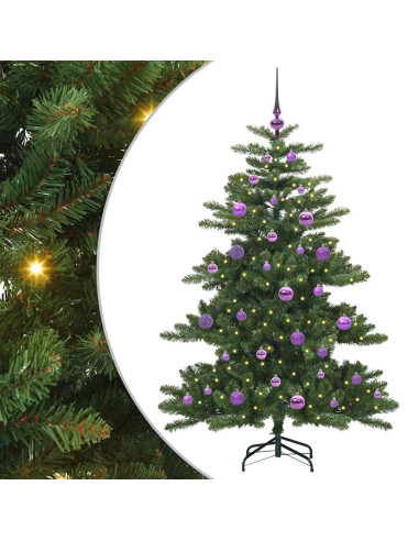 Albero di Natale Artificiale con Rami Pieghevoli 150cm PVC