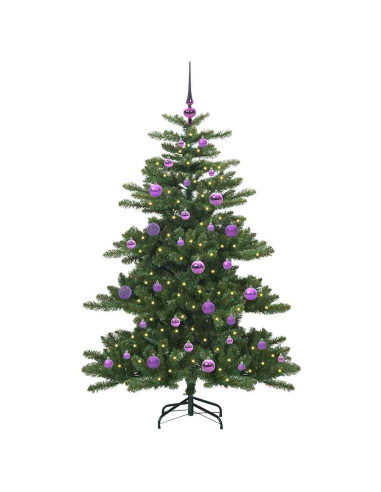Albero di Natale Artificiale con Rami Pieghevoli 150cm PVC