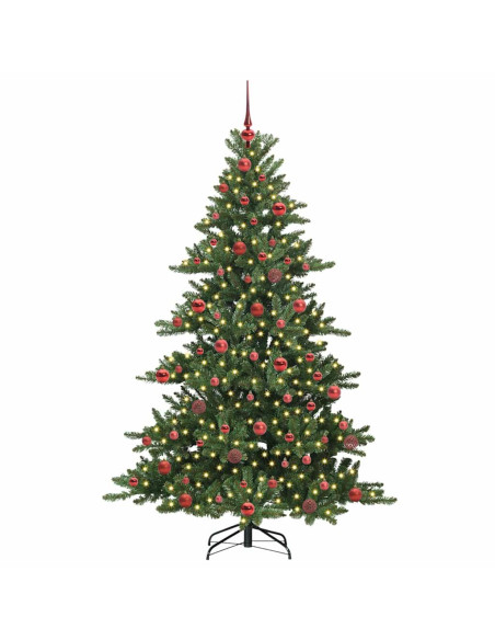 Albero di Natale Artificiale con Rami Pieghevoli 180cm PVC