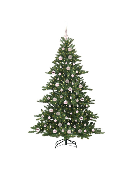 Albero di Natale Artificiale con Rami Pieghevoli 180cm PVC