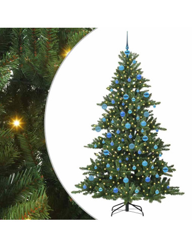 Albero di Natale Artificiale con Rami Pieghevoli 180cm PVC