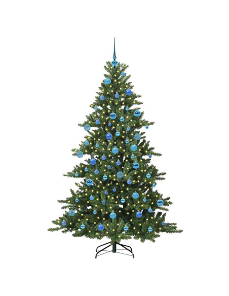 Albero di Natale Artificiale con Rami Pieghevoli 180cm PVC
