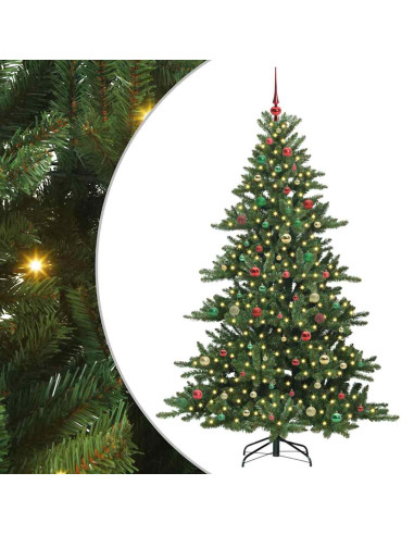 Albero di Natale Artificiale con Rami Pieghevoli 210cm PVC