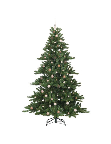 Albero di Natale Artificiale con Rami Pieghevoli Verde 240 cm