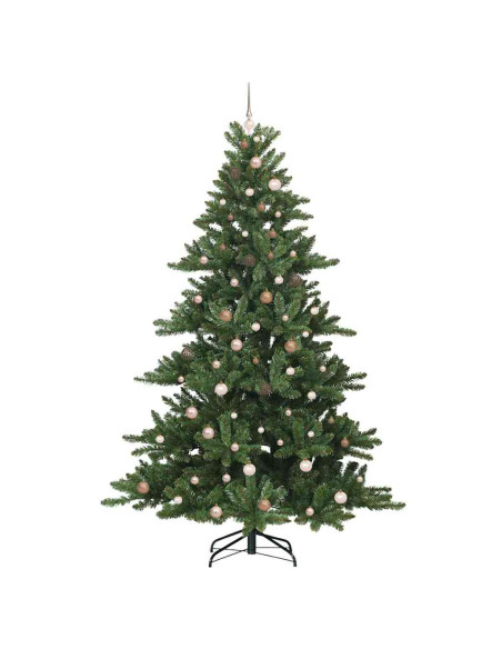 Albero di Natale Artificiale con Rami Pieghevoli Verde 240 cm