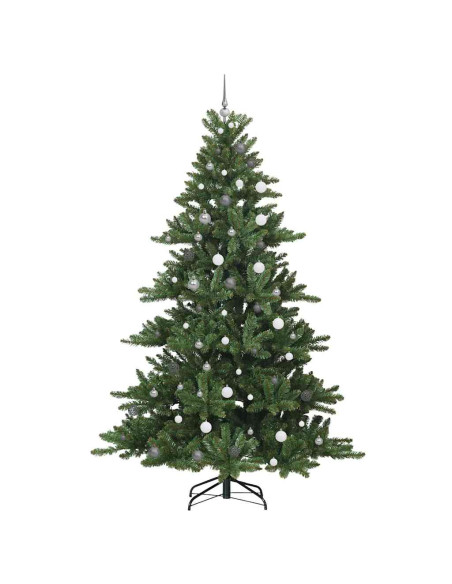 Albero di Natale Artificiale con Rami Pieghevoli Verde 240 cm