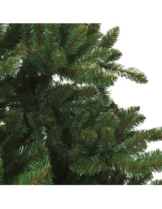 Albero di Natale Artificiale con Rami Pieghevoli Verde 240 cm 2