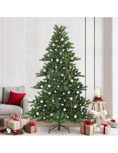 Albero di Natale Artificiale con Rami Pieghevoli 240cm PVC