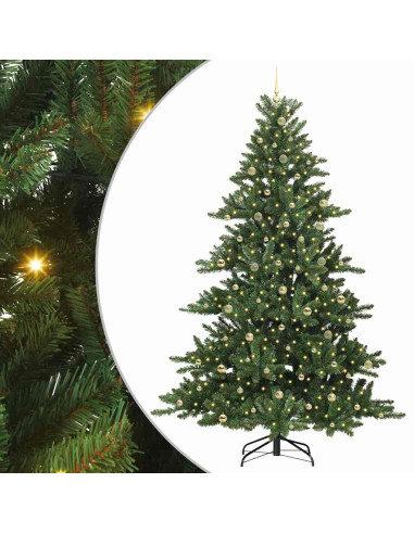 Albero di Natale Artificiale con Rami Pieghevoli 240cm PVC
