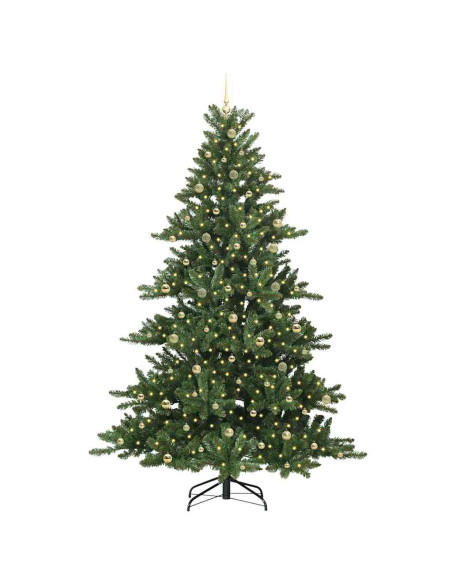 Albero di Natale Artificiale con Rami Pieghevoli 240cm PVC