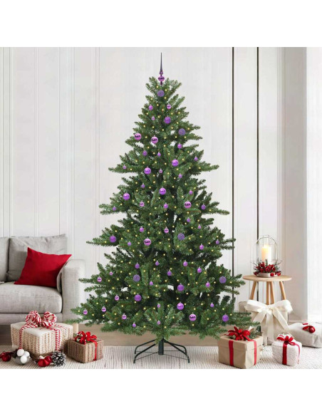 Albero di Natale Artificiale con Rami Pieghevoli 240cm PVC