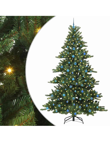 Albero di Natale Artificiale con Rami Pieghevoli 240cm PVC