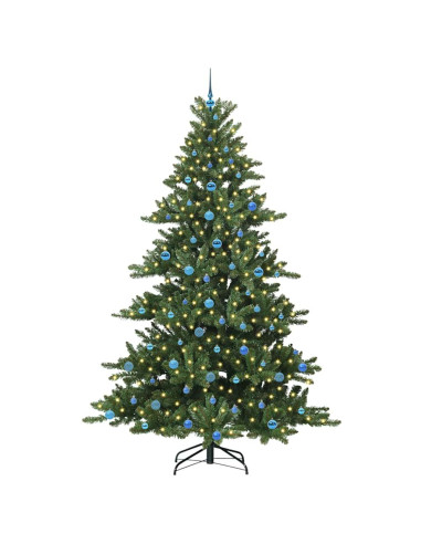 Albero di Natale Artificiale con Rami Pieghevoli 240cm PVC