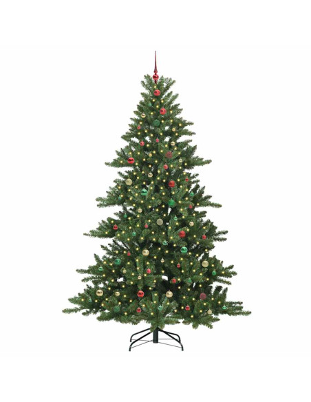 Albero di Natale Artificiale con Rami Pieghevoli 240cm PVC