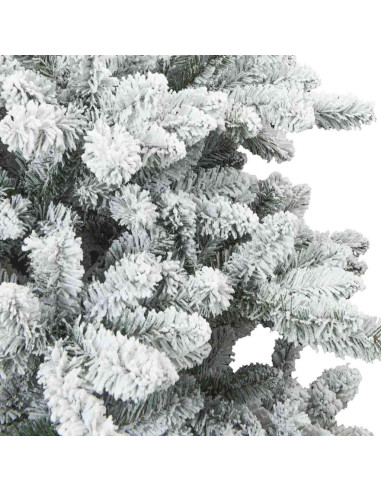 Albero di Natale Artificiale con Rami Pieghevoli Bianco 150 cm