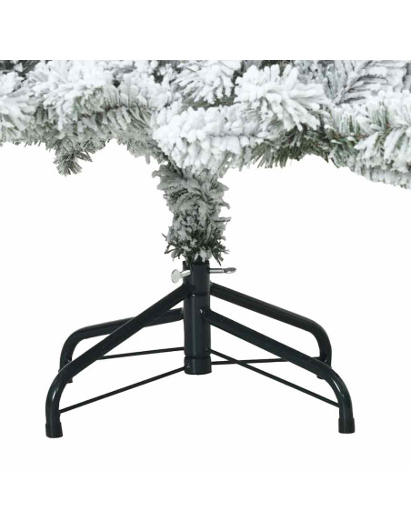 Albero di Natale Artificiale con Rami Pieghevoli Bianco 150 cm