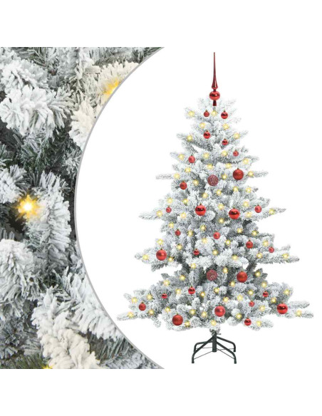 Albero di Natale Artificiale con Rami Pieghevoli 150cm PVC