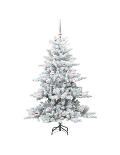 Albero di Natale Artificiale con Rami Pieghevoli 150cm PVC 2