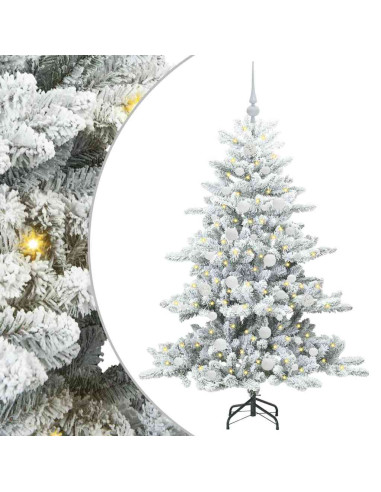 Albero di Natale Artificiale con Rami Pieghevoli 150cm PVC