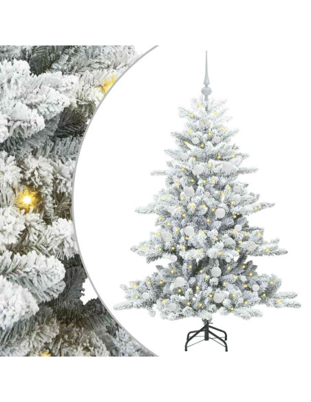 Albero di Natale Artificiale con Rami Pieghevoli 150cm PVC
