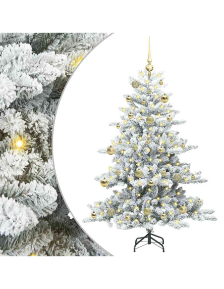 Albero di Natale Artificiale con Rami Pieghevoli 150cm PVC