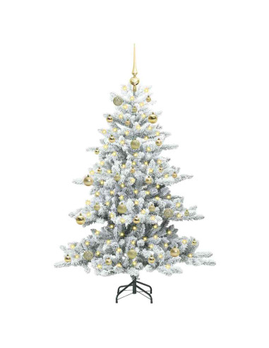 Albero di Natale Artificiale con Rami Pieghevoli 150cm PVC