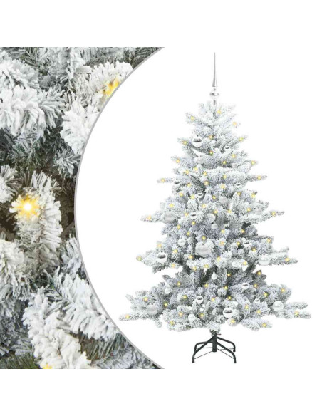 Albero di Natale Artificiale con Rami Pieghevoli 150cm PVC