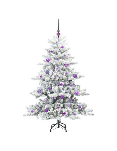 Albero di Natale Artificiale con Rami Pieghevoli 150 cm PVC