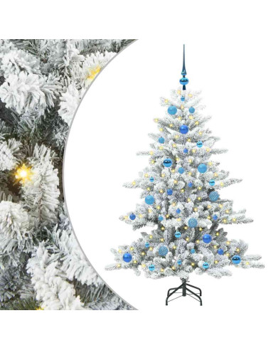 Albero di Natale Artificiale con Rami Pieghevoli 150cm PVC