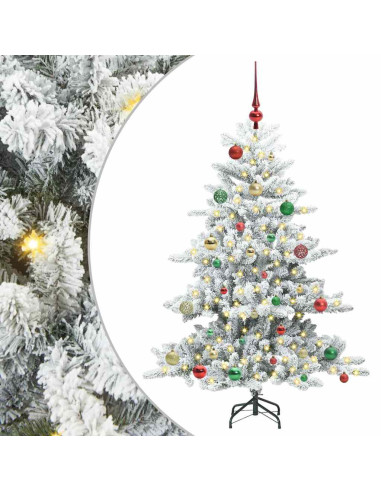 Albero di Natale Artificiale con Rami Pieghevoli 150cm PVC