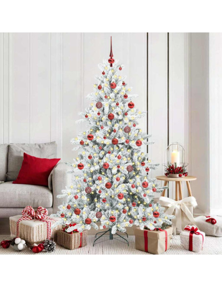 Albero di Natale Artificiale con Rami Pieghevoli 180cm PVC