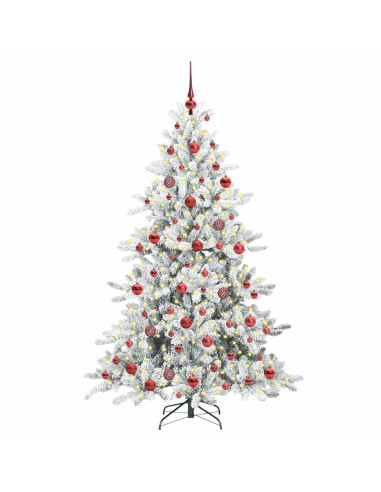 Albero di Natale Artificiale con Rami Pieghevoli 180cm PVC