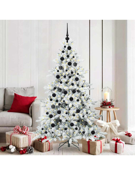 Albero di Natale Artificiale con Rami Pieghevoli 180cm PVC