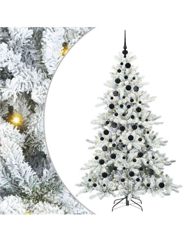 Albero di Natale Artificiale con Rami Pieghevoli 180cm PVC