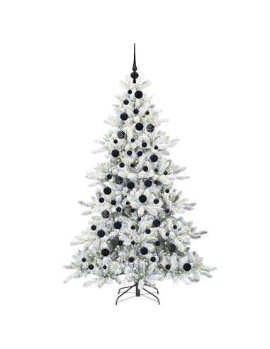 Albero di Natale Artificiale con Rami Pieghevoli 180cm PVC