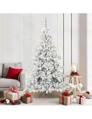 Albero di Natale Artificiale con Rami Pieghevoli 180cm PVC
