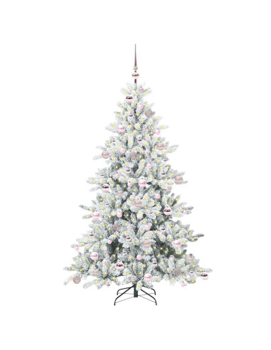 Albero di Natale Artificiale con Rami Pieghevoli 180cm PVC